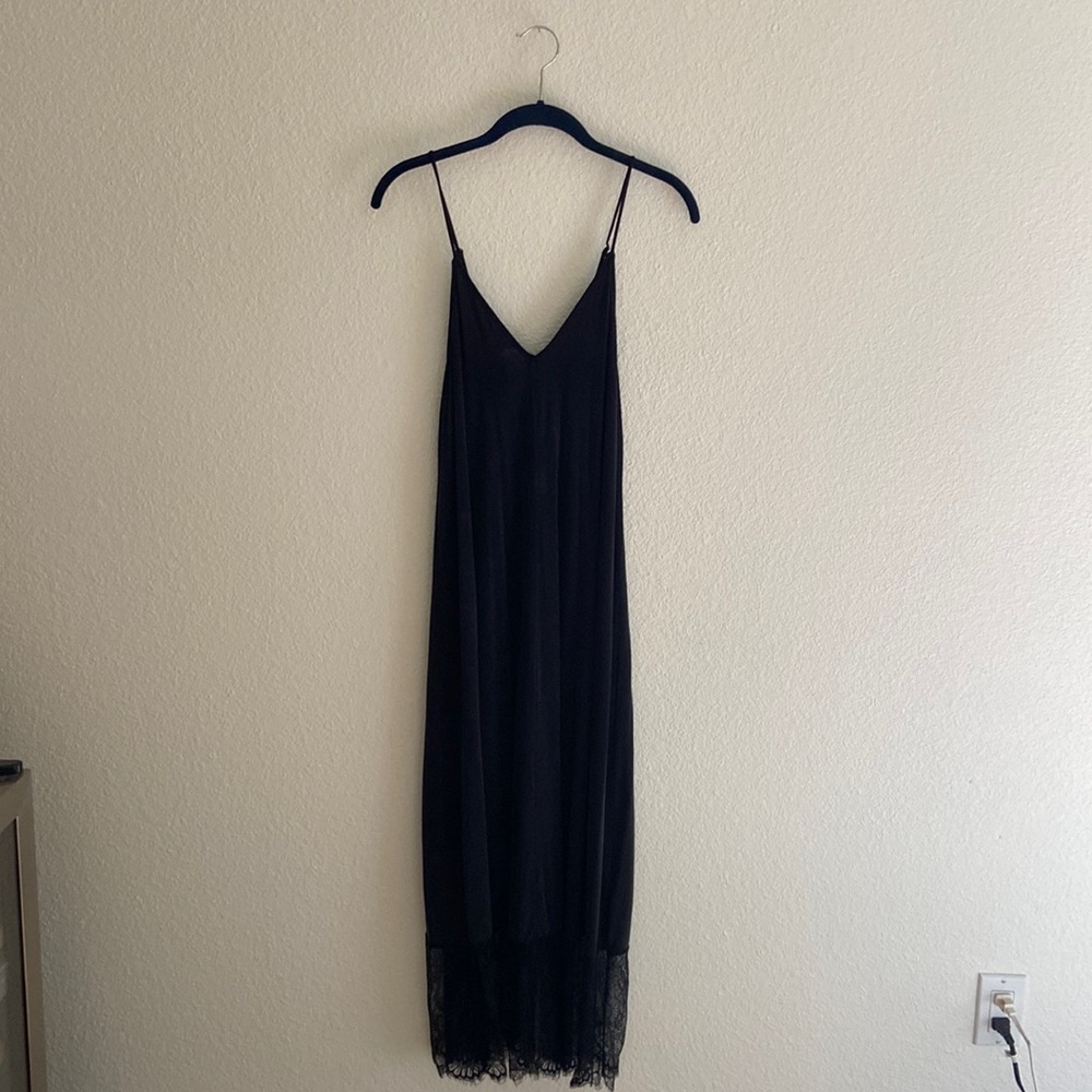 Black Spaghetti Strap Dress